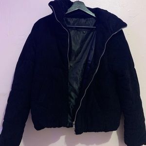 Cute puffy velvet jacket
